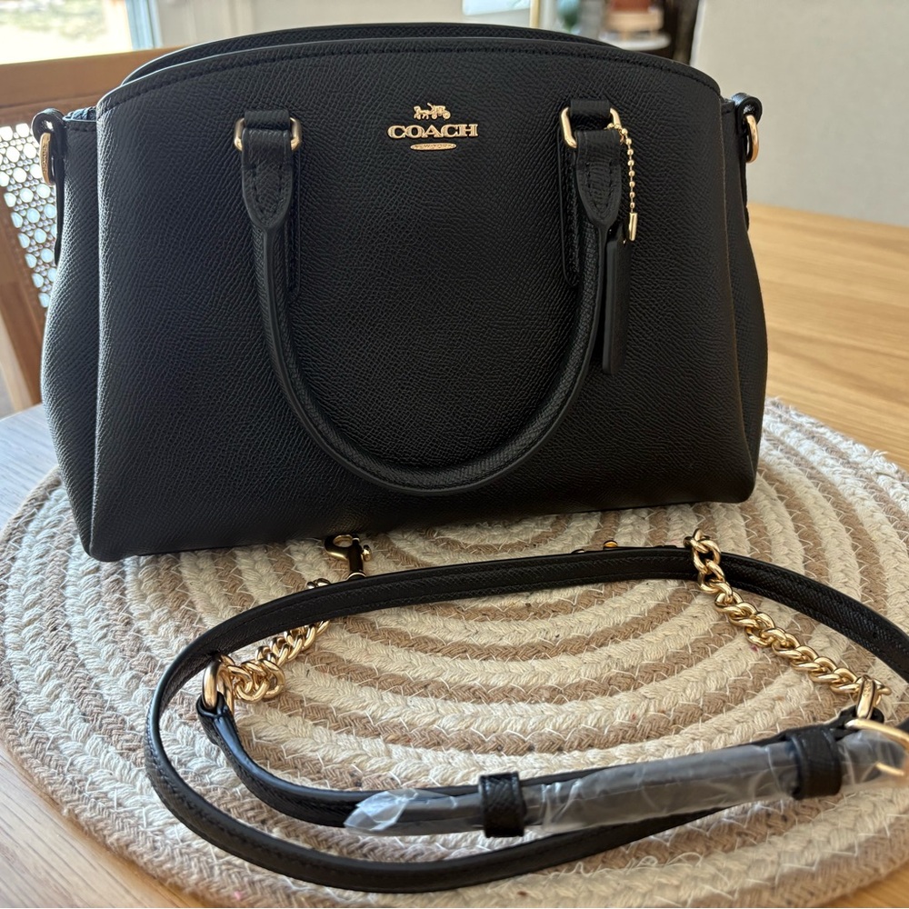 Coach Small Black Tote/Crossbody - Picture 10 of 11